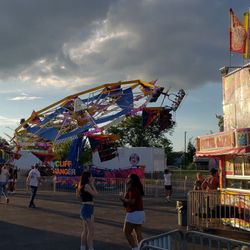 Summer Carnival - 'Cliffhanger' hang glider type ride & funnel cake booth