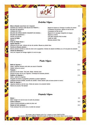 Menu photo 6 Niébé Paris, 75