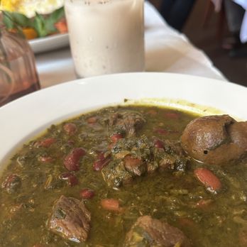 Nasrin’s Kitchen - Chelo Khoresh-e Ghormeh Sabzi & Doogh drink - Persian/Iranian Near Me - New York, New York Nasrin’s Kitchen - Chelo Khoresh-e Ghormeh Sabzi & Doogh drink - Persian/Iranian Near Me - New York, New York