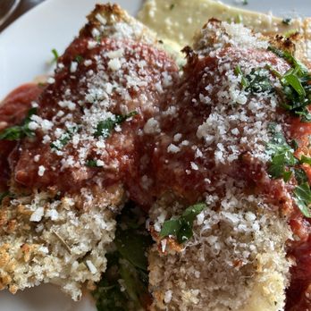 Osteria Rago - Eggplant Rollatini, five pieces in serving - Italian Near Me - Bloomington, Indiana