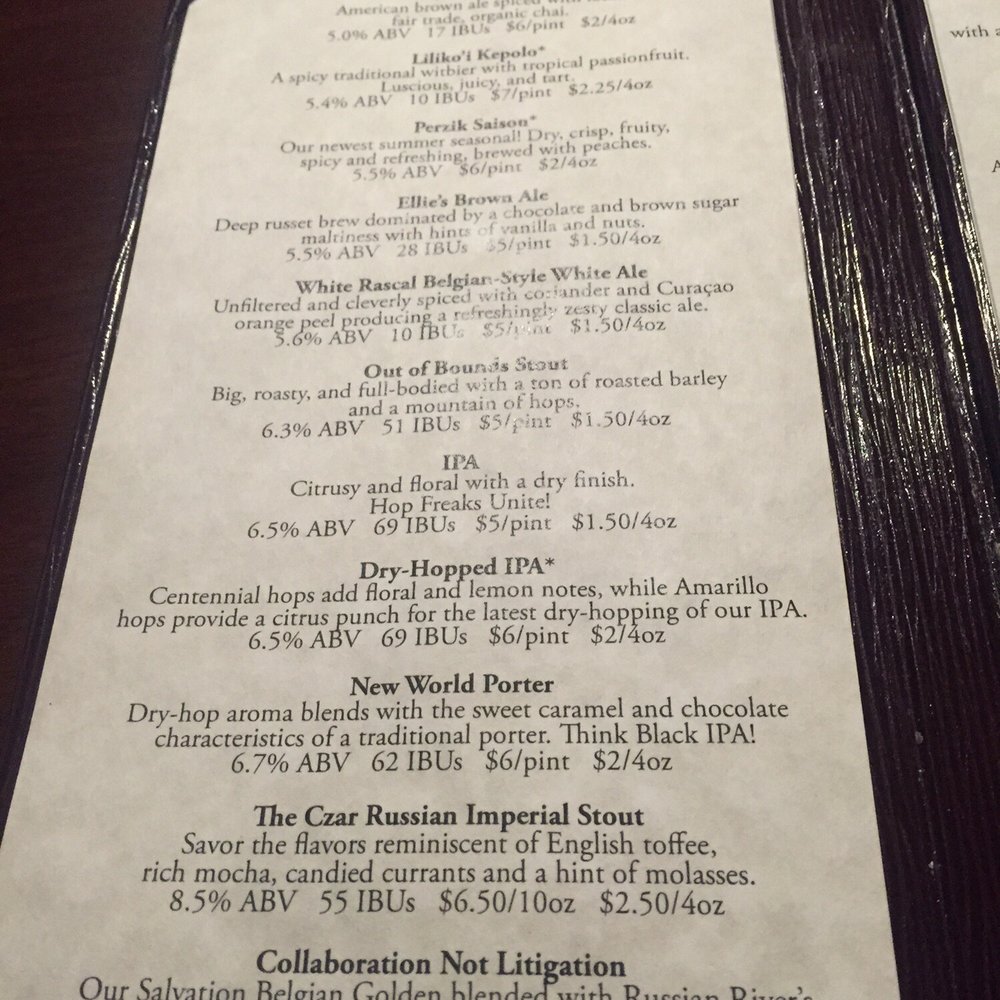 Avery Brewing - Beer on tap at the brewery - Breweries Near Me - Boulder, Colorado