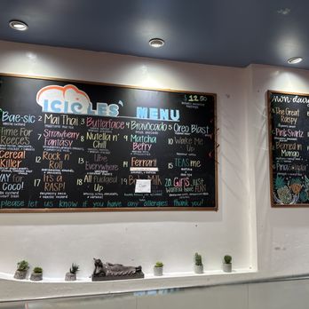ICICLES - Menu - Ice Cream & Frozen Yogurt Near Me - San Jose, California