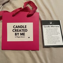Gift bag and aftercare pamphlet