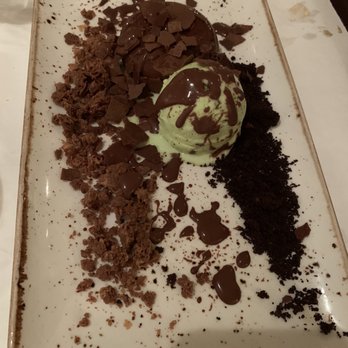 Montrio - Chocolate and mint pudding - New American Near Me - Monterey, California