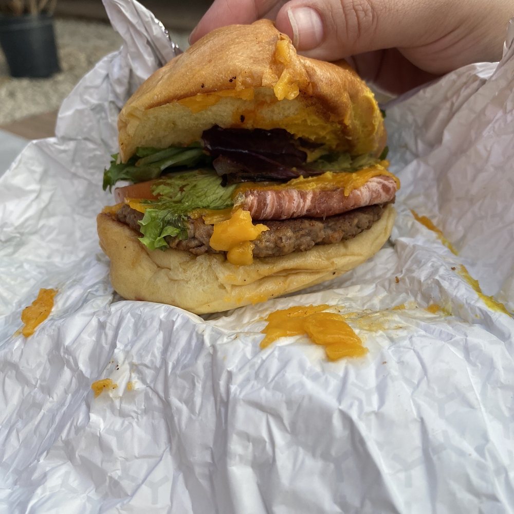 Vegan Bacon Burger