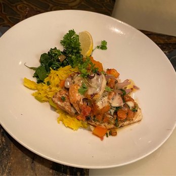 Post Oak Grill - Don't remember the name but those shrimp - New American Near Me - Houston, Texas