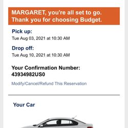 Budget Rent A Car System - No car was available!