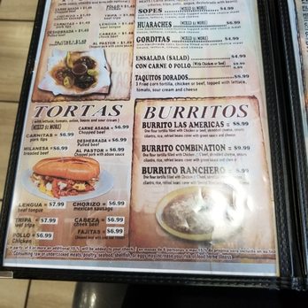 Las Americas - Menu - Mexican Near Me - Nashville, Tennessee Las Americas - Menu - Mexican Near Me - Nashville, Tennessee