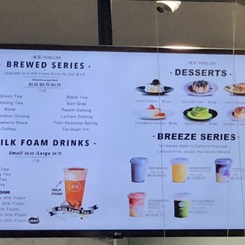 Feng Cha Teahouse - Menu 7/2020 - Bubble Tea Near Me - Costa Mesa, California