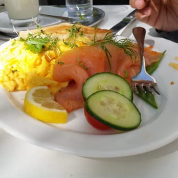 Cafe Fingerlos J.M. Fingerlos - The salmon  and eggs. (8.70 euro) - Cafes Near Me - Salzburg, 5