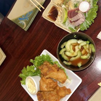 Shibui - Chicken cucumber salad raw fish - Japanese Near Me - Sunset, Florida