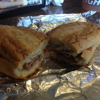 Momma Goldberg's Deli - Momma's Love (roast beef, ham, turkey breast w / muenster cheese on a sees hoagie - Sandwiches Near Me - Auburn, Alabama Momma Goldberg's Deli - Momma's Love (roast beef, ham, turkey breast w / muenster cheese on a sees hoagie - Sandwiches Near Me - Auburn, Alabama