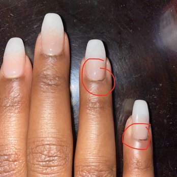 Modern Spa - Damage to my cuticle and as you can see this is not ombre. - Nail Salons Near Me - New York, New York Modern Spa - Damage to my cuticle and as you can see this is not ombre. - Nail Salons Near Me - New York, New York