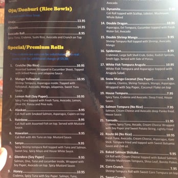 Sanyo Sushi - Menu - Sushi Bars Near Me - Glendora, California