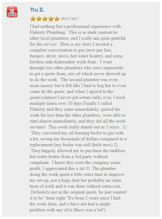 Slide of Flaherty Plumbing & HVAC