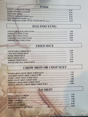 Menu photo 3 Great Wall Chinese Restaurant Calhoun, GA