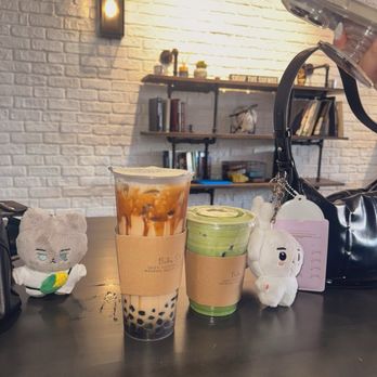 Boba St - double matcha & Brown Sugar Milk Tea - Bubble Tea Near Me - Moreno Valley, California