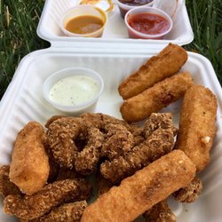 MakyJames Grill  - Finger Steaks with Jumbo Mozzarella Cheese Sticks