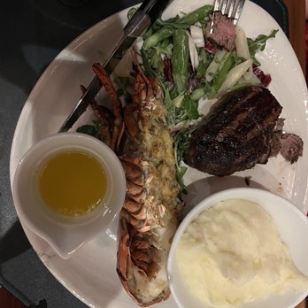 Max Downtown - Surf and turf with white/green asparagus salad - Bars Near Me - Hartford, Connecticut