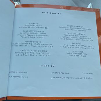 Robert - Main course menu - New American Near Me - New York, New York Robert - Main course menu - New American Near Me - New York, New York