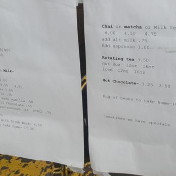 Bar Francis - Menu (5/23/21) - Coffee & Tea Near Me - Olympia, Washington Bar Francis - Menu (5/23/21) - Coffee & Tea Near Me - Olympia, Washington
