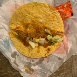 a tortilla on a piece of paper a tortilla on a piece of paper