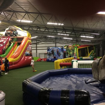 Bounce World - Some of the bounce houses. - Venues & Event Spaces Near Me - Rochester, Minnesota