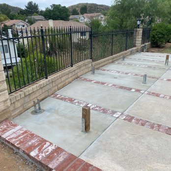 AV Concrete Works - Poolside patio extending the existing decking - Masonry/Concrete Near Me - Palmdale, California