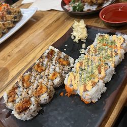 Crunchy Spicy Salmon & St. Louis Roll