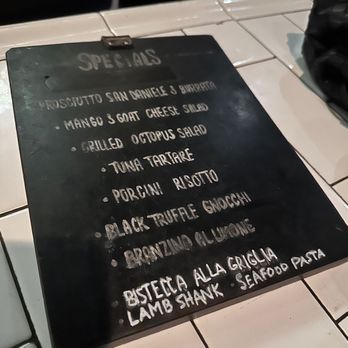 Aria Hell's Kitchen - Specials Board - drooling already! - Italian Near Me - New York, New York Aria Hell's Kitchen - Specials Board - drooling already! - Italian Near Me - New York, New York