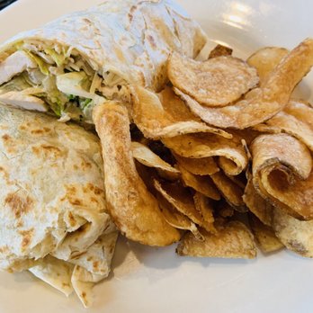 Bistro Byronz - Chicken caesar wrap with chips - Salad Near Me - Baton Rouge, Louisiana