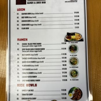 Soku Ramen Bar - Menu 1 of 2, 4/30/2024 - Sandwiches Near Me - Sacramento, California Soku Ramen Bar - Menu 1 of 2, 4/30/2024 - Sandwiches Near Me - Sacramento, California