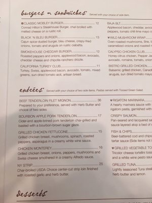 Menu photo 1 The Great American Grill Temple, TX