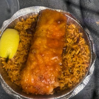 Sandra's Next Generation - Fried Salmon and rice - Soul Food Near Me - New Haven, Connecticut Sandra's Next Generation - Fried Salmon and rice - Soul Food Near Me - New Haven, Connecticut