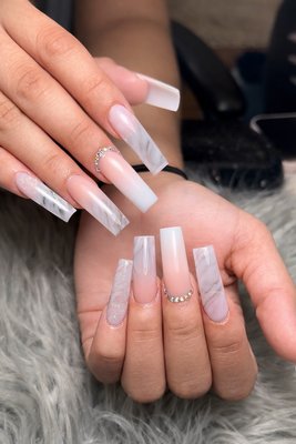 Full acrylic nails - Nails art Full acrylic nails - Nails art