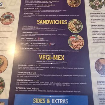 Patron Azteca - Menu - Bars Near Me - Coral Springs, Florida Patron Azteca - Menu - Bars Near Me - Coral Springs, Florida