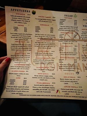 Menu photo 5 Hacienda Don Manuel Brookfield, CT