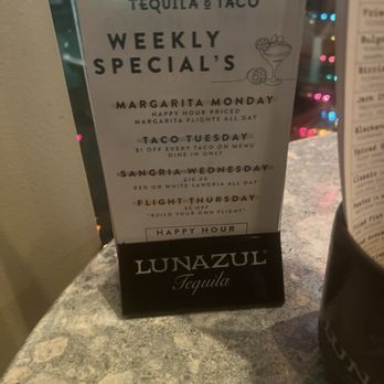 Tequila & Taco - Weekly specials for the bar area - Tacos Near Me - Alexandria, Virginia Tequila & Taco - Weekly specials for the bar area - Tacos Near Me - Alexandria, Virginia