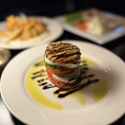 Timothy's - Fried Green Tomato Caprese