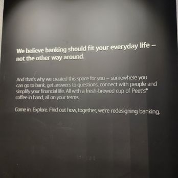 Capital One Café - a black wall with a quote on it - Banks & Credit Unions Near Me - Miami Beach, Florida Capital One Café - a black wall with a quote on it - Banks & Credit Unions Near Me - Miami Beach, Florida