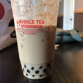 Bubble Tea Fresh Fruit Juice - Vanilla chai milk tea - Bubble Tea Near Me - Seattle, Washington
