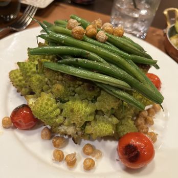 Anthony's Chophouse - Vegan cauliflower steak with the best green beans I've ever had - Steakhouses Near Me - Sparks, Nevada