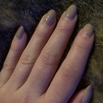 Grand Nail Spa - Taupe Nails by Thao (for context, the background is my cat lol, was doing this for a contrast experiment haha) - Nail Salons Near Me - Southlake, Texas
