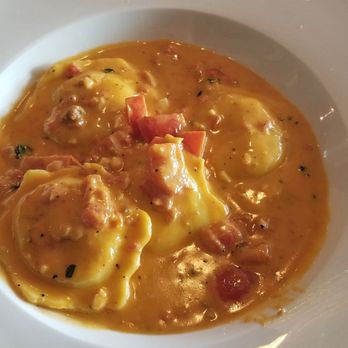 Picchi Pacchi - Before I devoured the delicious Lobster Ravioli. - Italian Near Me - Fort Worth, Texas
