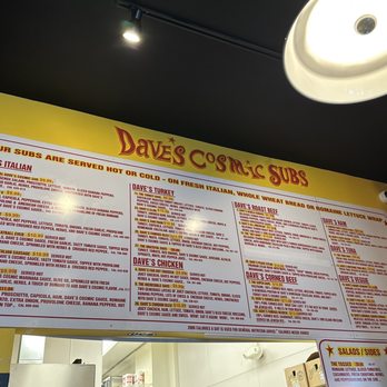 DAVE’S COSMIC SUBS - Updated June 2025 - 89 Photos & 75 Reviews - 1766