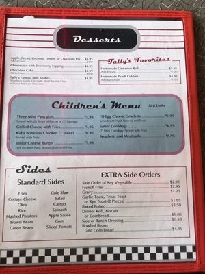 Menu photo 5 Tally's Good Food Cafe Tulsa, OK Menu photo 5 Tally's Good Food Cafe Tulsa, OK