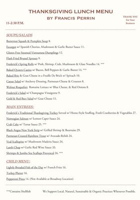 Menu photo 7 Frederick's Bistro San Antonio, TX