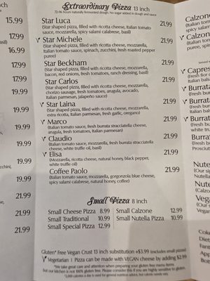 Menu photo 8 Mister O1 Extraordinary Pizza Boynton Beach Boynton Beach, FL