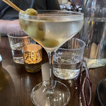 La Grange - 13$ dirty martini. 10$ but extra 3$ for olive juice - French Near Me - Yardley, Pennsylvania La Grange - 13$ dirty martini. 10$ but extra 3$ for olive juice - French Near Me - Yardley, Pennsylvania