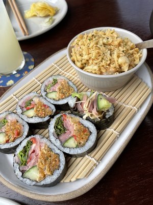 Photo of Momofuku Ssam Bar - New York, NY, US. Spicy scallop kimbap